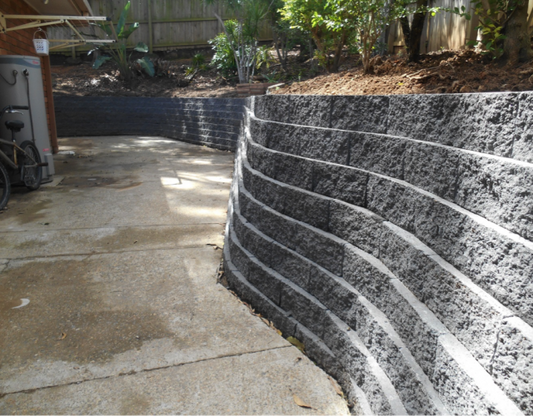 Flush Face Garden Wall Installation in Labrador, Gold Coast