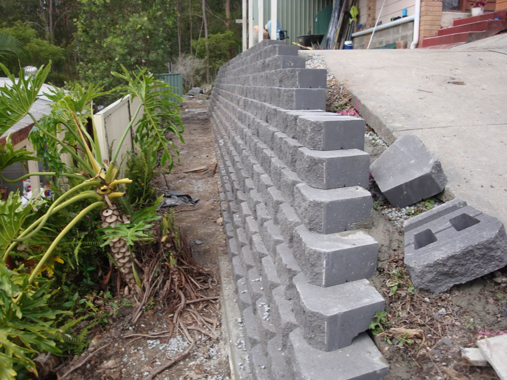 Australian Retaining Walls Diamond Concrete Block ...