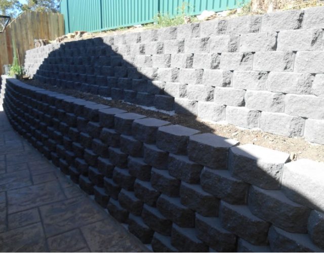 Windsor Block Retaining Wall New Block Driveway And Retaining Wall