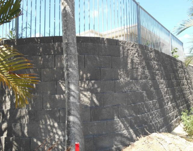 Vertica Concrete Block Wall Transformation in Upper Coomera, Gold Coast ...