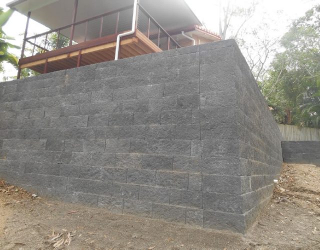 Transformative Vertica Concrete Block Wall Project in Nerang, Gold ...