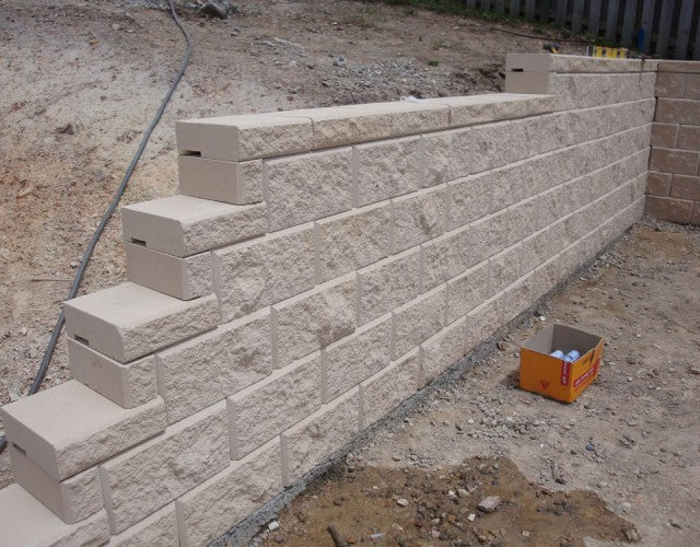 Heron Concrete Block Retaining Walls for New Family Home in Coomera ...